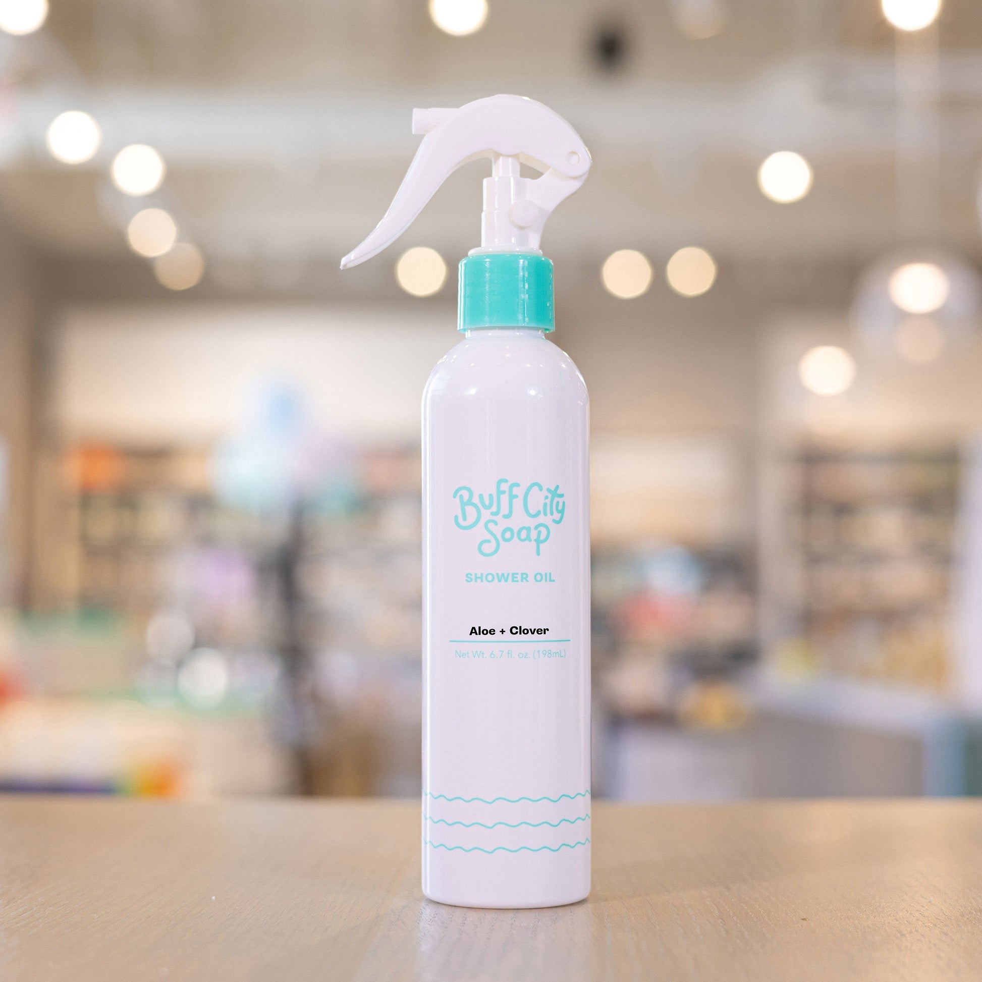 Aloe + Clover Shower Oil